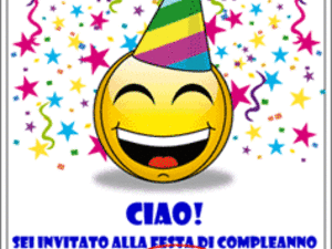 Invito Festa Di Compleanno Smile