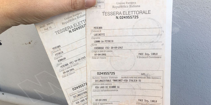 Come chiedere il duplicato della tessera elettorale