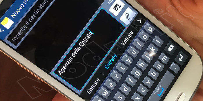 fisco, servizio sms