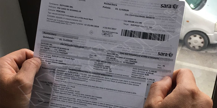 richiesta di certificato di assicurazione