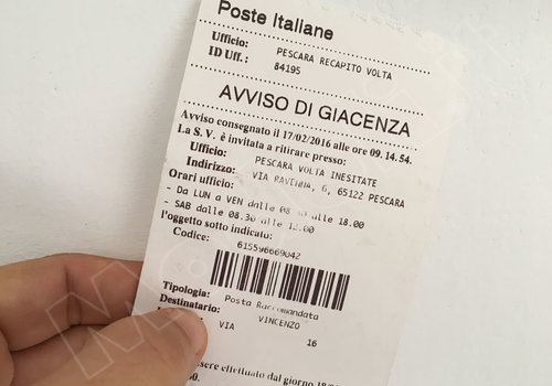 Avviso Di Giacenza Scontrino Bianco Cos E E A Cosa Serve