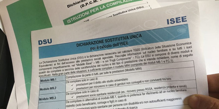 modello dsu 2018 da