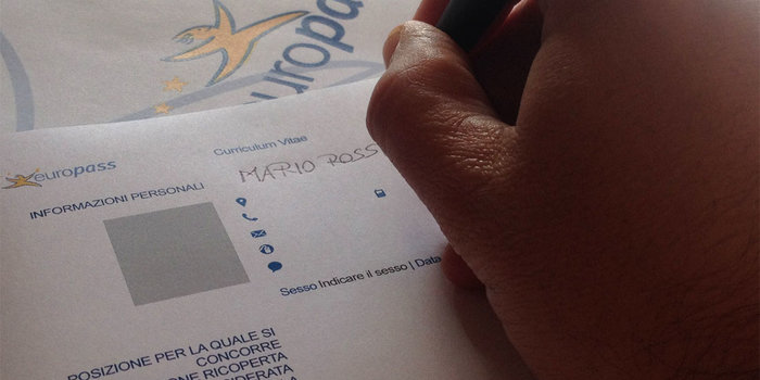 curriculum vitae europeo, curriculum vitae