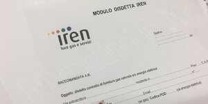 disdetta iren, iren disdetta contratto