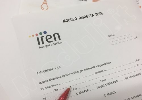 Disdetta Iren: quando e in che modo comunicarla