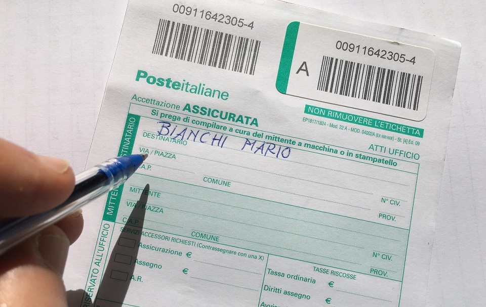 Posta assicurata