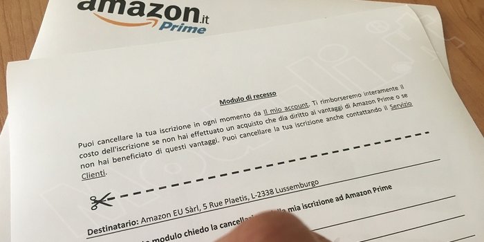 disattivare amazon prime dopo i 30 giorni