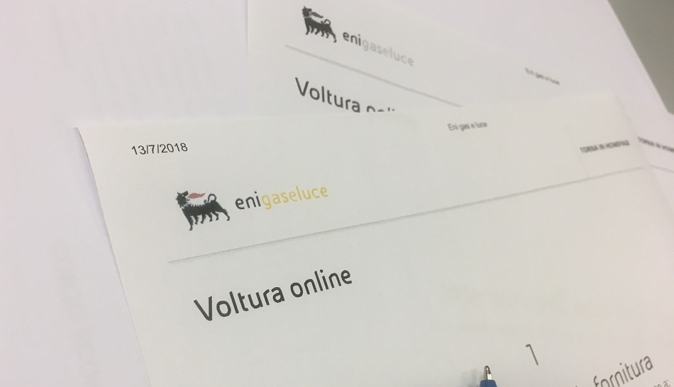 Voltura Eni