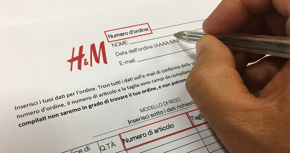 Reso H&M: quando e come richiederlo