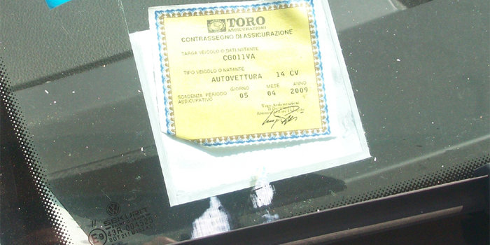 tagliando assicurazione smarrito