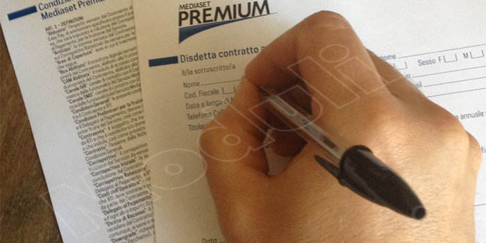 Disdetta mediaset premium Premium clienti numero