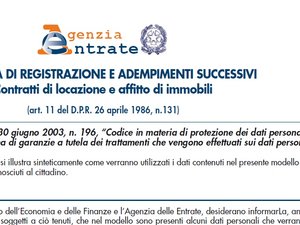 Modello Rli Per La Registrazione Del Contratto Di Locazione