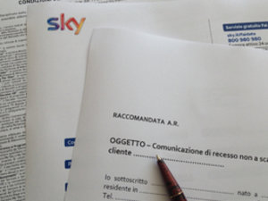 disdetta sky per decesso dell'abbonato, 