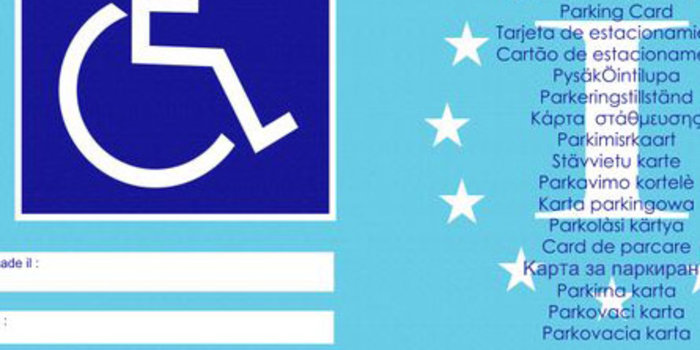 contrassegno europeo per disabili, contrassegno europeo per invalidi