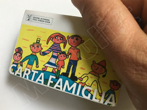 fac simile carta famiglia