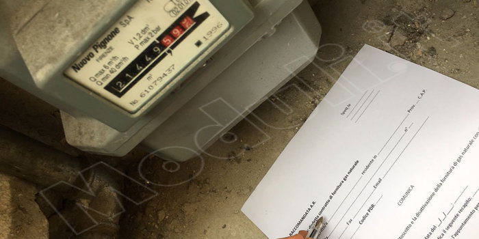Enel richiesta sospensione temporanea fornitura. gas la della ... Richiesta sospensione temporanea energia elettrica