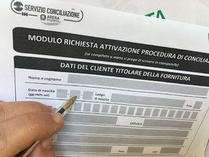 modulo conciliazione Arera