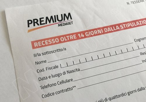 modulo recesso immediato mediaset premium