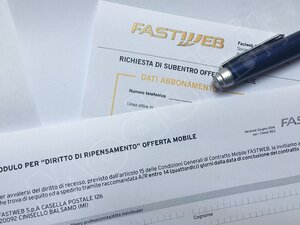 modulo disdetta fastweb online