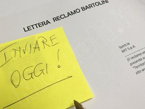 lettera di reclamo Bartolini, fac simile reclamo BRT