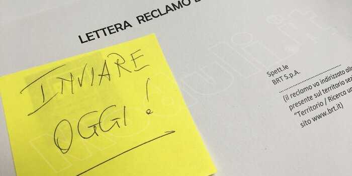 lettera di reclamo Bartolini, fac simile reclamo BRT