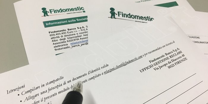 reclamo Findomestic, reclamo a Findomestic