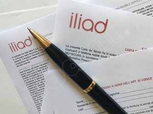 modulo recesso Iliad mobile