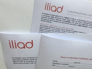 recesso Iliad 14 giorni, modulo ripensamento Iliad