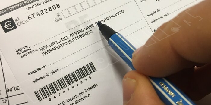 bollettino postale per passaporto, bollettino postale per passaporto da stampare