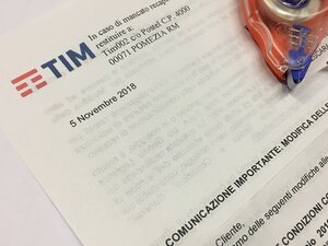 recesso Telecom per non accettazione delle nuove condizioni contrattuali, disdetta Telecom per modifica condizioni contrattuali