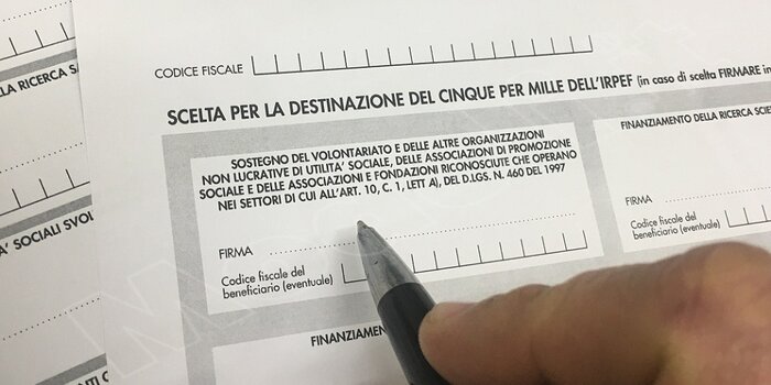 destinazione 5x1000, scelta 5 per mille