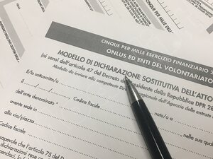 dichiarazione sostitutiva 5 per mille