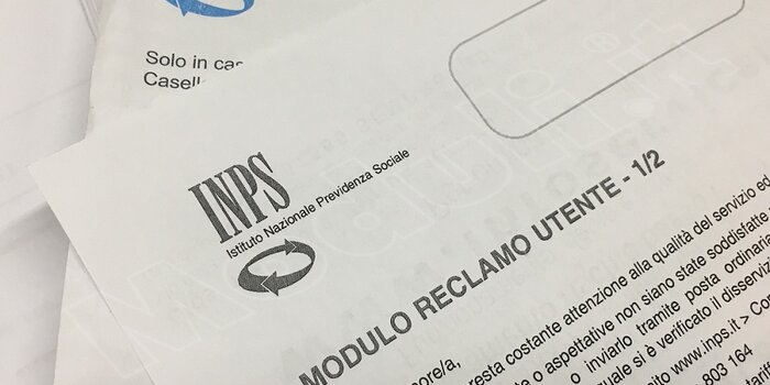 Modulo reclamo Inps