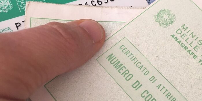 modulo autocertificazione codice fiscale