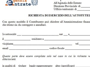 Autotutela Agenzia Entrate Modalità Di Richiesta E Tempi Di