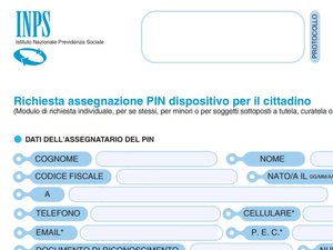 modello richiesta pin inps, modulo richiesta pin dispositivo