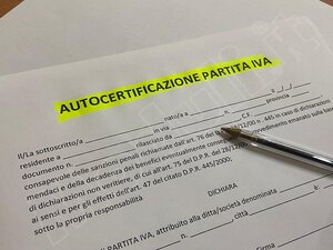 autocertificazione partita IVA