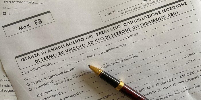 modello f3 editabile