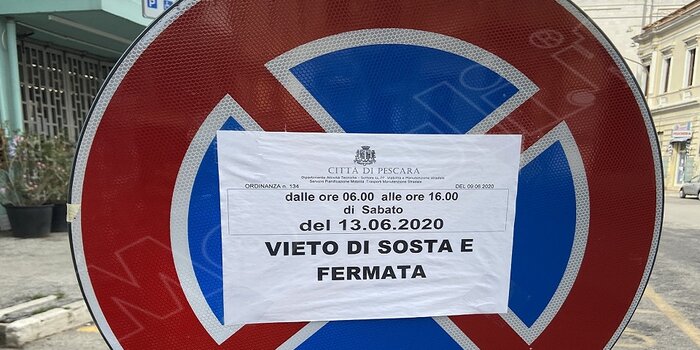 divieto di sosta temporaneo illegittimo