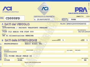 certificato di proprietà auto, certificato di proprietà auto non esiste più