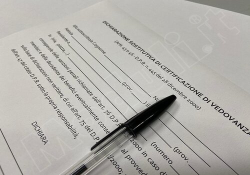 Autocertificazione Di Vedovanza Fac Simile Word