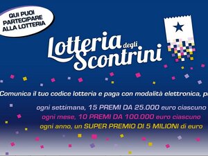 locandina lotteria scontrini