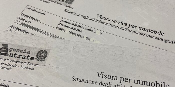 esempio visura catastale