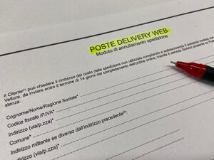 rimborso Poste delivery web