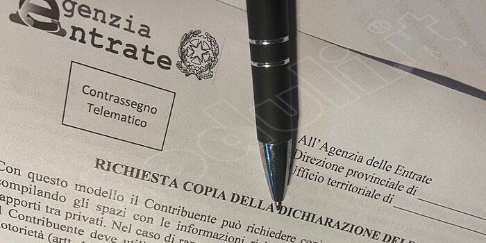 richiesta copia dichiarazione dei redditi