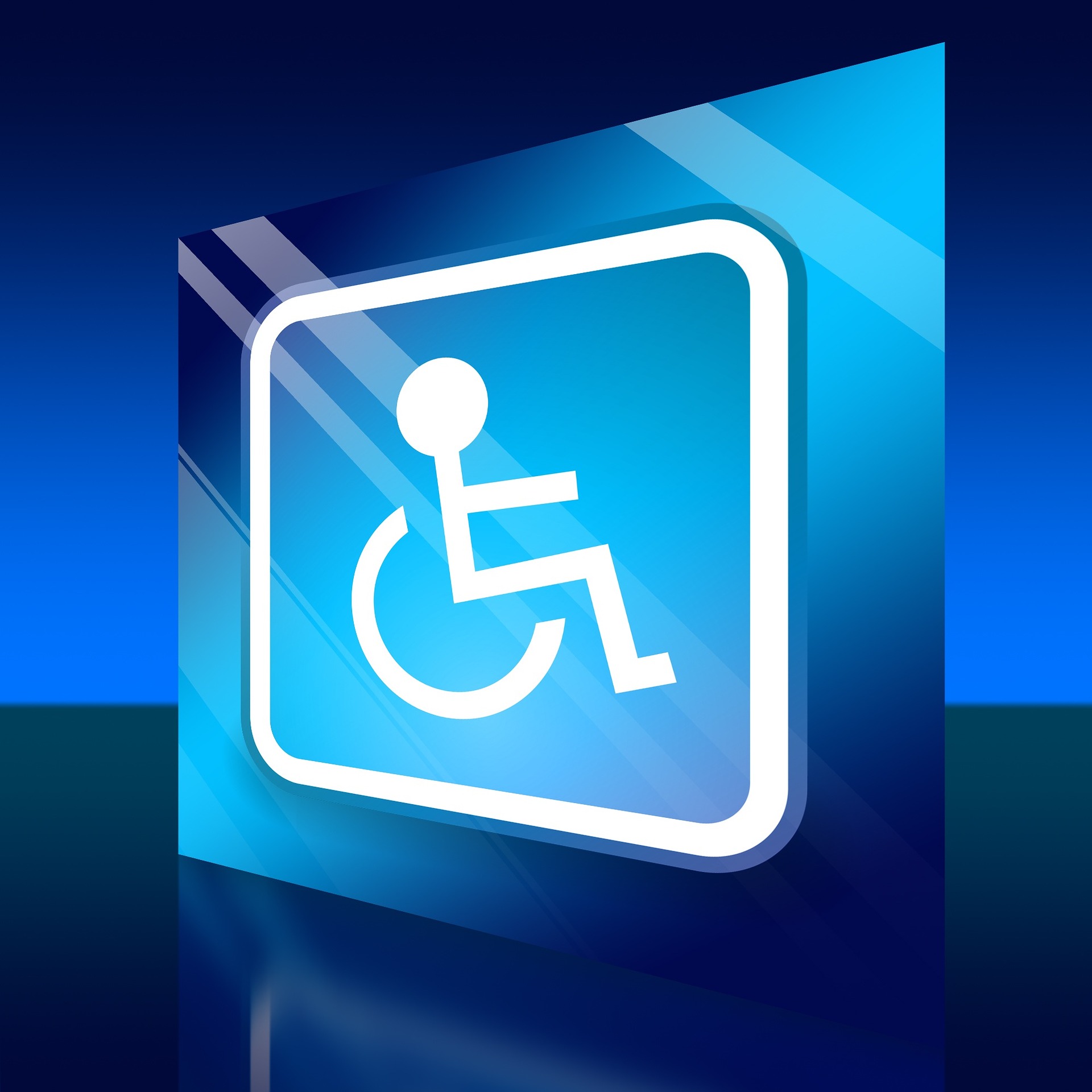 Cartello Parcheggio Disabili "Accesso Disabili Richiesto – Tenere Libero" – Safety First