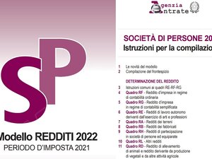 modello Redditi Società di Persone 2022