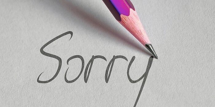 lettera per chiedere scusa per un comportamento sbagliato 
