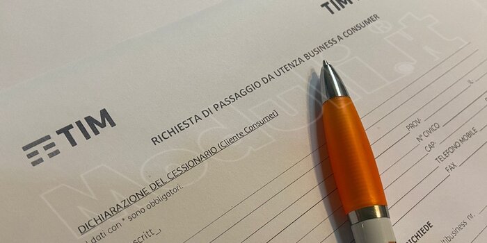 modulo migrazione tim da business a privato