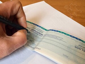 fac simile lettera restituzione assegno